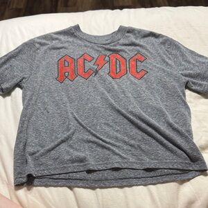 Gray AC/DC Graphic T-Shirt